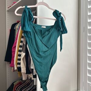 Free People bodysuit - worn once - size XL